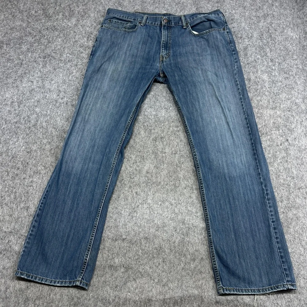 Levis 559 Jeans Mens 38x32 Blue Medium Wash Relaxed Fit Straight Leg Denim Pants